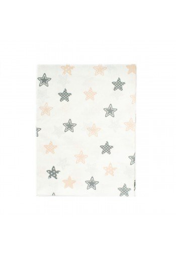 ΣΕΝΤΟΝΑΚΙ ΛΙΚΝΟΥ bebe Star 103 80Χ110 Grey Cotton 100% ΣΕΝΤΟΝΑΚΙ ΛΙΚΝΟΥ bebe Star 103 80Χ110 Grey Cotton 100%
