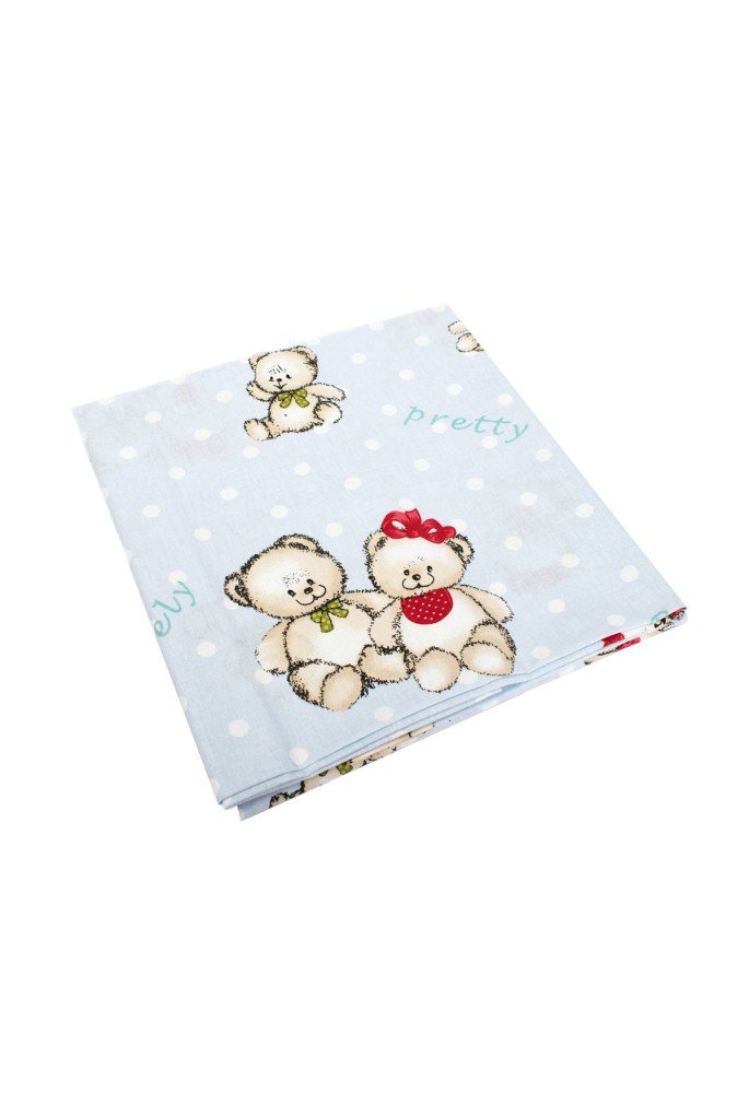 ΣΕΝΤΟΝΑΚΙ ΛΙΚΝΟΥ bebe Two Lovely Bears 64 80Χ110 Blue Cotton 100%