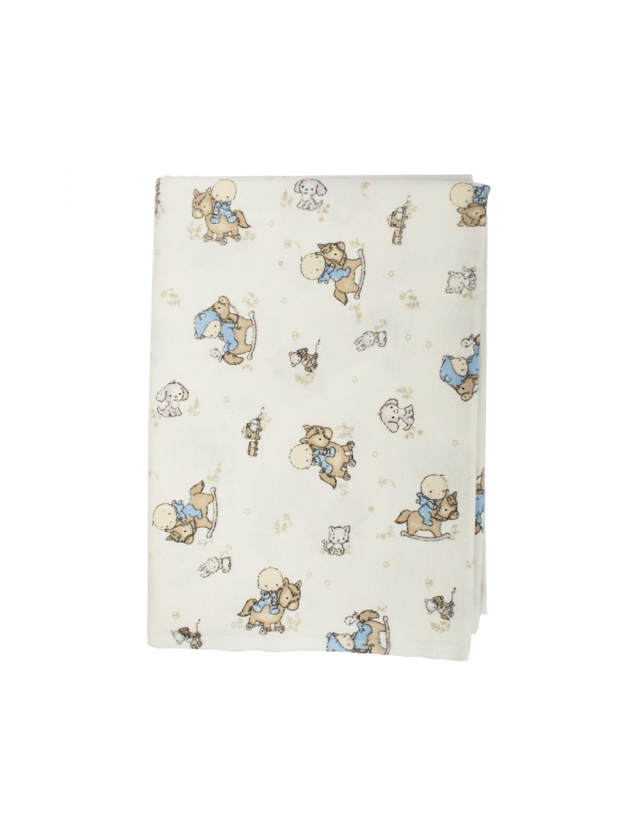 ΣΕΝΤΟΝΑΚΙ ΛΙΚΝΟΥ bebe Baby 04 80Χ110  Flannel cotton 100%