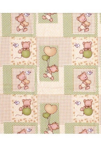 ΣΕΝΤΟΝΑΚΙ ΛΙΚΝΟΥ bebe Baloon 76 80Χ110 Beige Flannel cotton 100% ΣΕΝΤΟΝΑΚΙ ΛΙΚΝΟΥ bebe Baloon 76 80Χ110 Beige Flannel cotton 100%