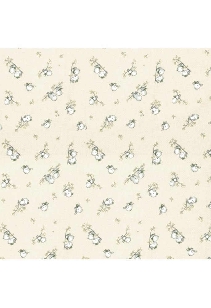 ΣΕΝΤΟΝΑΚΙ ΛΙΚΝΟΥ bebe Birds 16 80Χ110 Ecru Flannel cotton 100%