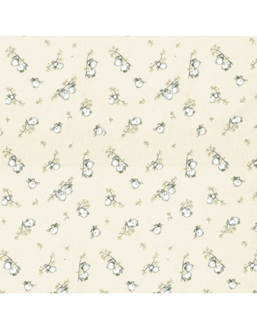 ΣΕΝΤΟΝΑΚΙ ΛΙΚΝΟΥ bebe Birds 16 80Χ110 Ecru Flannel cotton 100%