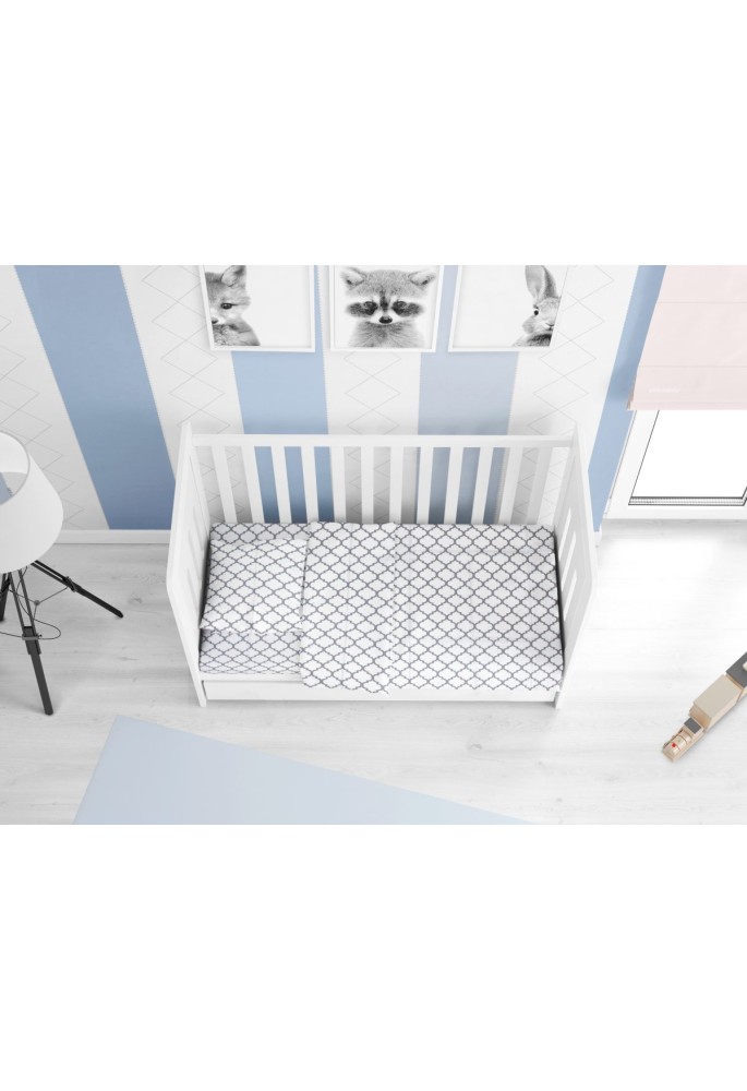 ΣΕΝΤΟΝΙΑ ΕΜΠΡΙΜΕ ΣΕΤ 3 τεμ bebe Windows 136 120X160 White Cotton 100% ΣΕΝΤΟΝΙΑ ΕΜΠΡΙΜΕ ΣΕΤ 3 τεμ bebe Windows 136 120X160 White Cotton 100%