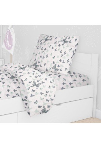 ΜΑΞΙΛΑΡΟΘΗΚΗ ΕΜΠΡΙΜΕ kids Butterfly 57 50X70 Green Cotton 100% ΜΑΞΙΛΑΡΟΘΗΚΗ ΕΜΠΡΙΜΕ kids Butterfly 57 50X70 Green Cotton 100%