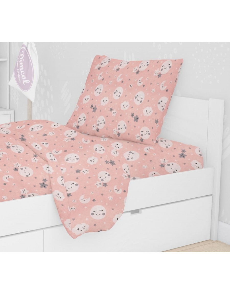 ΜΑΞΙΛΑΡΟΘΗΚΗ ΕΜΠΡΙΜΕ kids Smile 82 50X70 Coral Cotton 100%