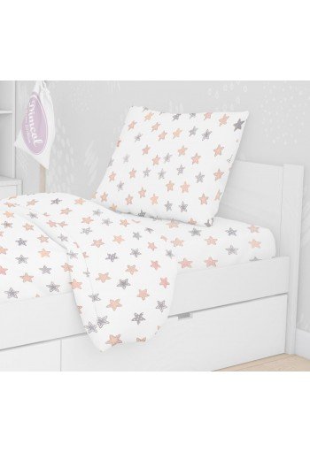 ΜΑΞΙΛΑΡΟΘΗΚΗ ΕΜΠΡΙΜΕ kids Star 103 50X70 Grey Cotton 100% ΜΑΞΙΛΑΡΟΘΗΚΗ ΕΜΠΡΙΜΕ kids Star 103 50X70 Grey Cotton 100%