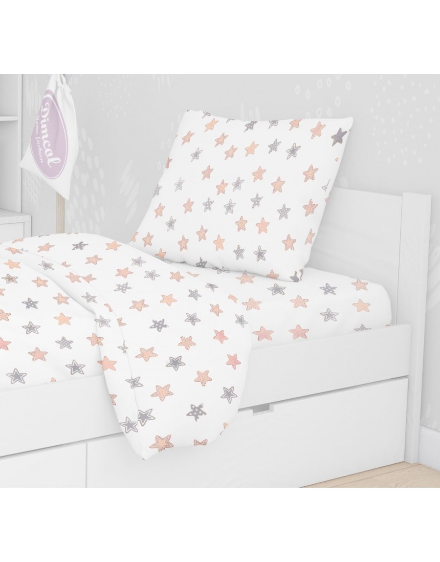 ΜΑΞΙΛΑΡΟΘΗΚΗ ΕΜΠΡΙΜΕ kids Star 103 50X70 Grey Cotton 100%