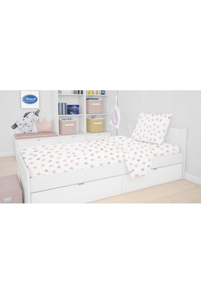 ΣΕΝΤΟΝΙΑ ΕΜΠΡΙΜΕ ΣΕΤ 2 τεμ kids Star 103 160X240 Grey Cotton 100%