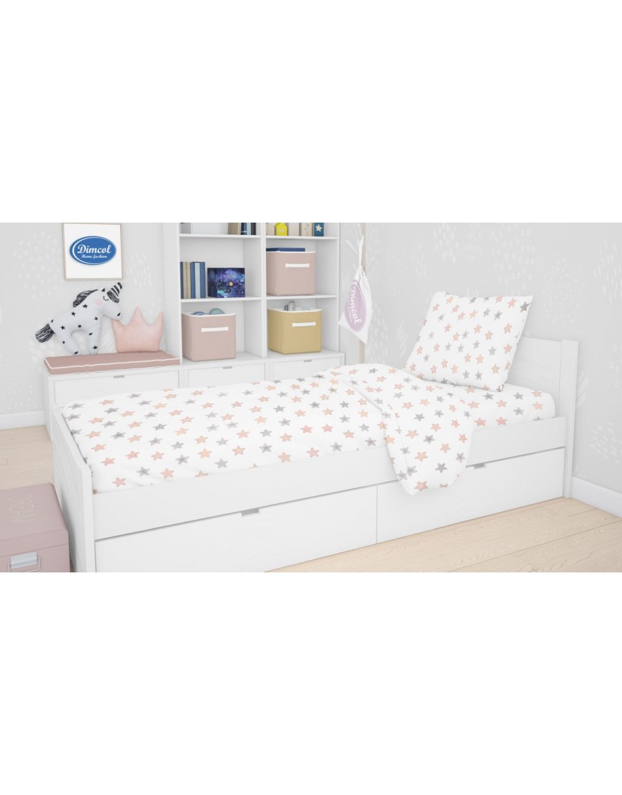 ΣΕΝΤΟΝΙΑ ΕΜΠΡΙΜΕ ΣΕΤ 2 τεμ kids Star 103 160X240 Grey Cotton 100%