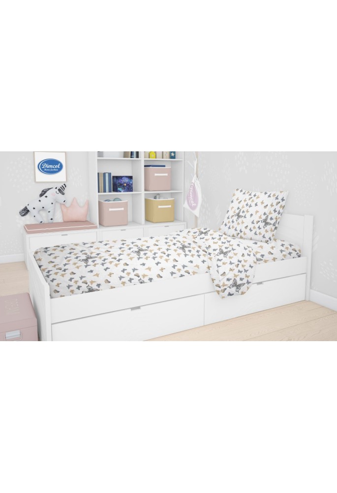ΣΕΝΤΟΝΙΑ ΕΜΠΡΙΜΕ ΣΕΤ 3 τεμ kids Butterfly 55 160X240 Beige Cotton 100% ΣΕΝΤΟΝΙΑ ΕΜΠΡΙΜΕ ΣΕΤ 3 τεμ kids Butterfly 55 160X240 Beige Cotton 100%