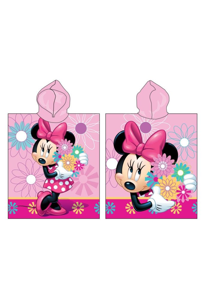 ΠΟΝΤΣΟ ΠΑΡΑΛΙΑΣ DISNEY MINNIE 09 50X115 Digital Print Cotton 100%