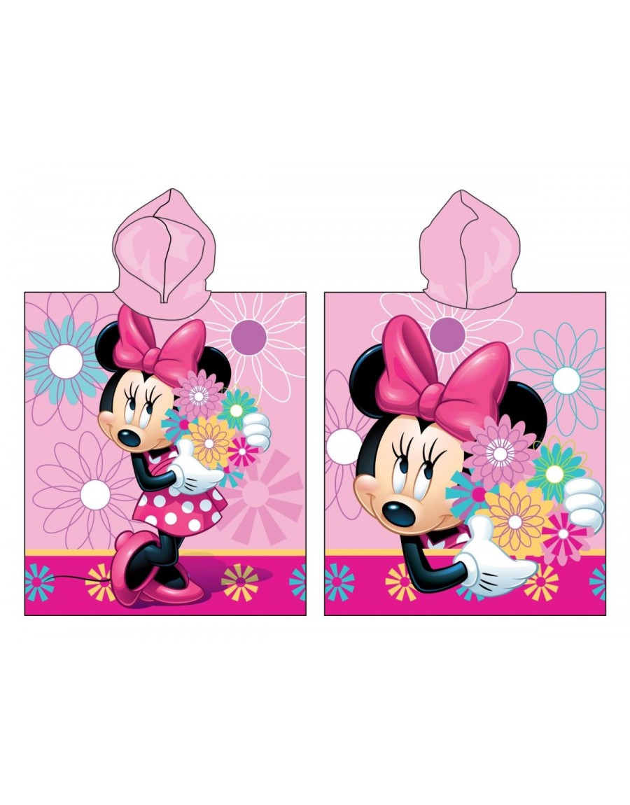 ΠΟΝΤΣΟ ΠΑΡΑΛΙΑΣ DISNEY MINNIE 09 50X115 Digital Print Cotton 100%