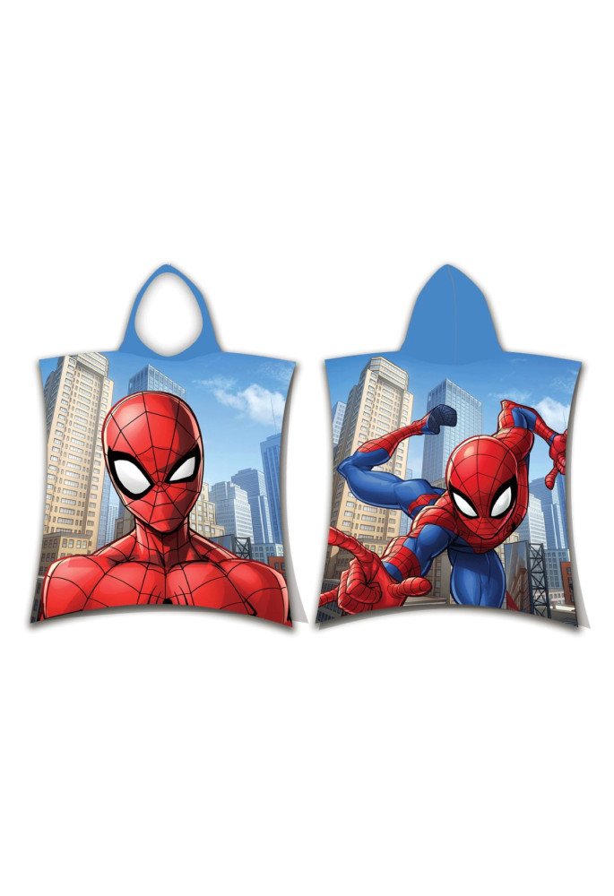 ΠΟΝΤΣΟ ΠΑΡΑΛΙΑΣ DISNEY SPIDERMAN 10 50X115 Digital Print Cotton 100%