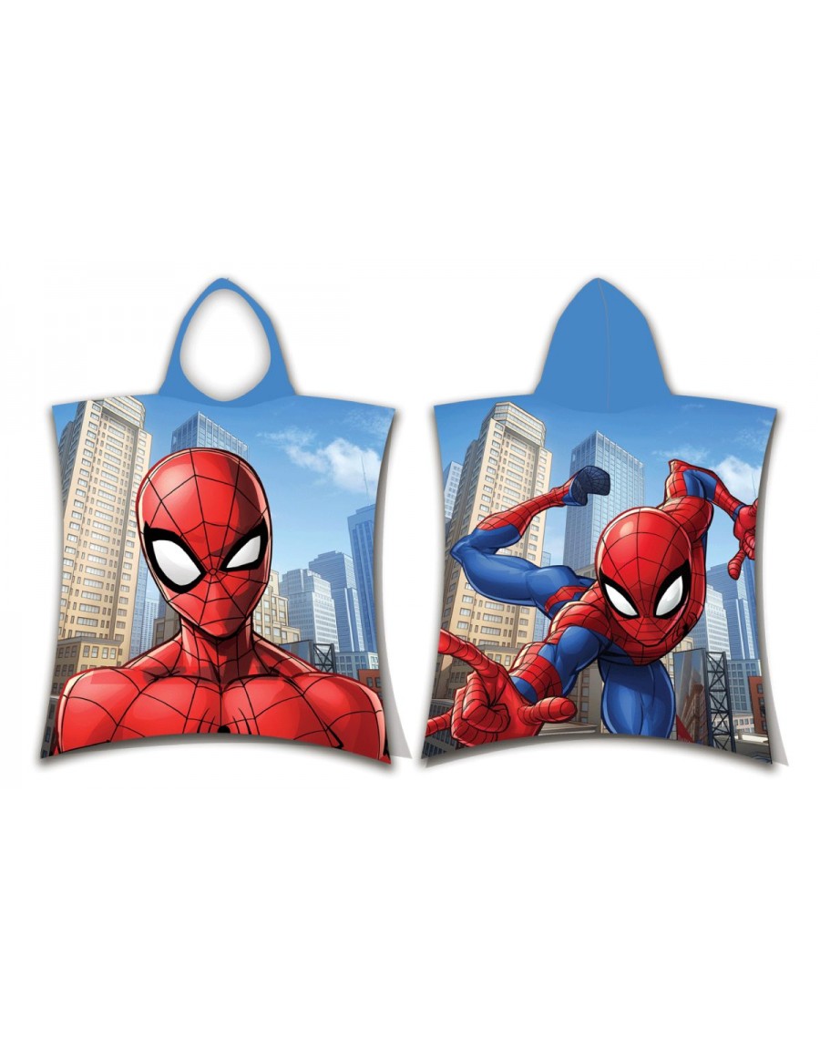 ΠΟΝΤΣΟ ΠΑΡΑΛΙΑΣ DISNEY SPIDERMAN 10 50X115 Digital Print Cotton 100%