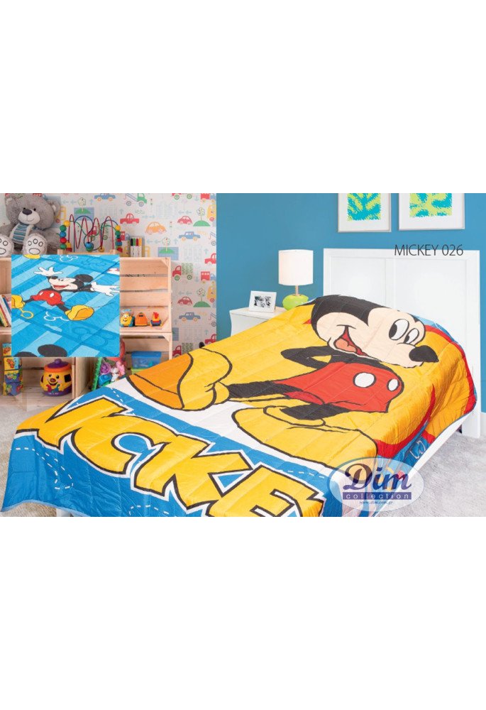 ΠΑΠΛΩΜΑ DISNEY MICKEY 26 160X250 Digital Print Microfiber 100%