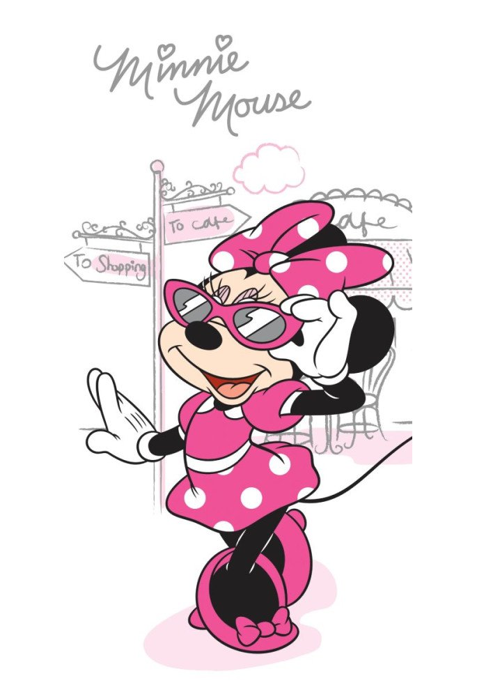 ΠΕΤΣΕΤΑ ΘΑΛΑΣΣΗΣ ΒΕΛΟΥΤΕ DISNEY MINNIE 56 70X140 Digital Print