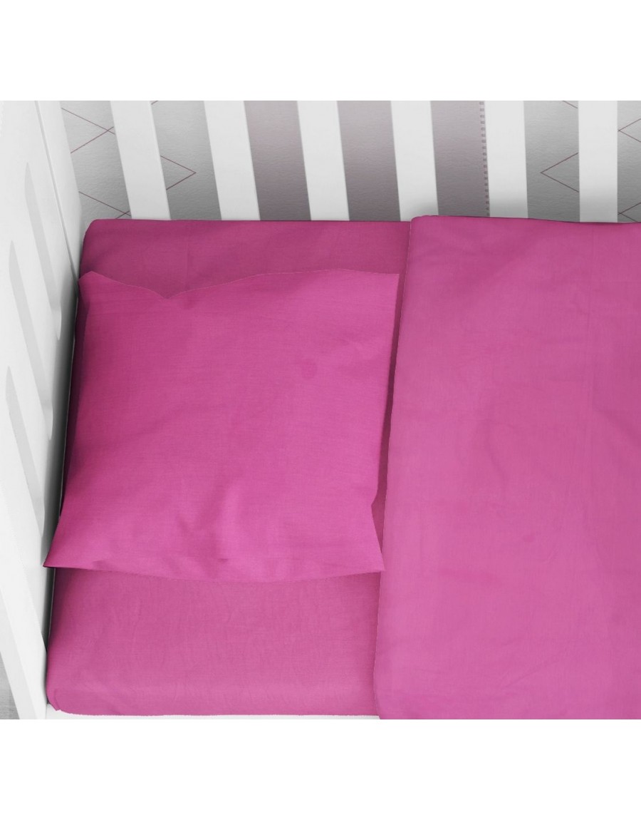 ΜΑΞΙΛΑΡΟΘΗΚΗ bebe Solid 499 35X45 Fuchsia Cotton 100%