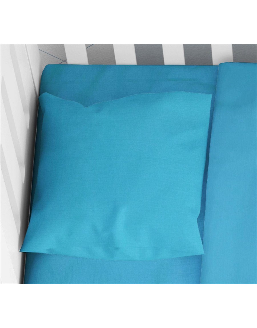 ΜΑΞΙΛΑΡΟΘΗΚΗ bebe Solid 493 35X45 Turquoise Cotton 100%