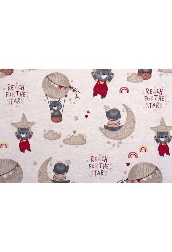 ΠΑΝΑ ΧΑΣΕΣ bebe Reach the stars 190 80X80 Beige Cotton 100% ΠΑΝΑ ΧΑΣΕΣ bebe Reach the stars 190 80X80 Beige Cotton 100%