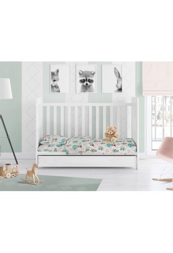 ΠΑΠΛΩΜΑΤΟΘΗΚΗ ΕΜΠΡΙΜΕ bebe Reach the stars 192 120Χ160 Green Cotton 100% ΠΑΠΛΩΜΑΤΟΘΗΚΗ ΕΜΠΡΙΜΕ bebe Reach the stars 192 120Χ160 Green Cotton 100%