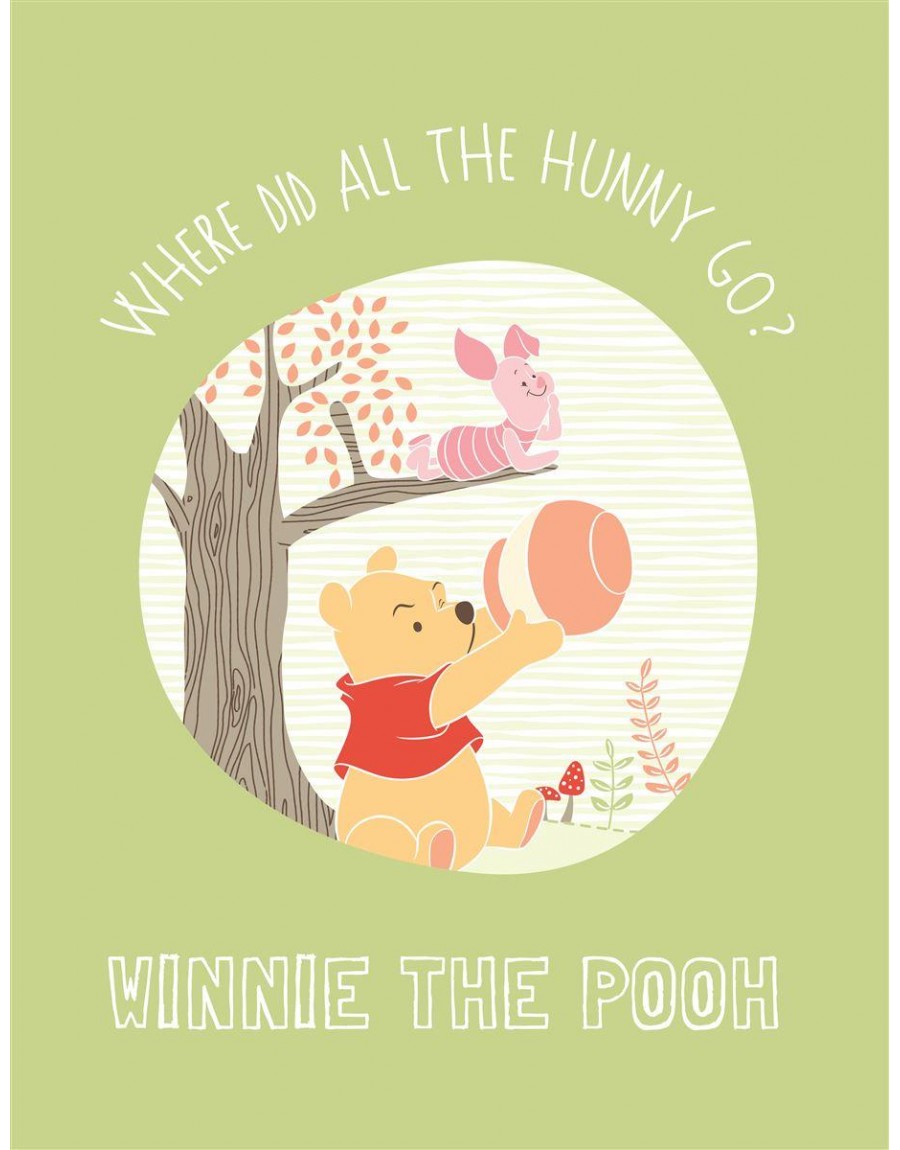 ΚΟΥΒΕΡΤΑ DISNEY WINNIE 01 HOME 110Χ140 Digital Print