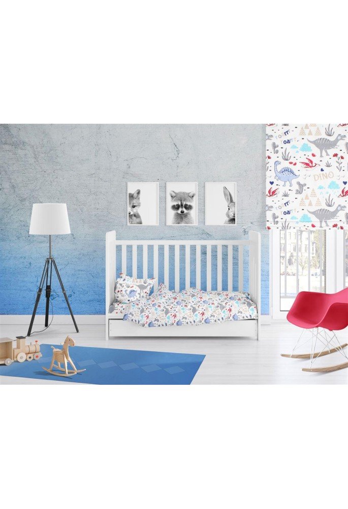 ΚΑΤΩΣΕΝΤΟΝΟ ΜΕ ΛΑΣΤΙΧΟ bebe Dino 309 0,70X1,40X0,15 White-Blue Cott/Pol 70/30 ΚΑΤΩΣΕΝΤΟΝΟ ΜΕ ΛΑΣΤΙΧΟ bebe Dino 309 0,70X1,40X0,15 White-Blue Cott/Pol 70/30