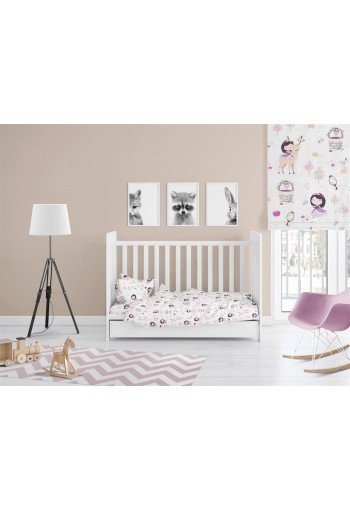 ΚΑΤΩΣΕΝΤΟΝΟ ΜΕ ΛΑΣΤΙΧΟ bebe Lily & Deer 179 0,70X1,40X0,15 White-Pink Cotton 100% ΚΑΤΩΣΕΝΤΟΝΟ ΜΕ ΛΑΣΤΙΧΟ bebe Lily & Deer 179 0,70X1,40X0,15 White-Pink Cotton 100%