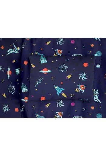 ΜΑΞΙΛΑΡΟΘΗΚΗ ΕΜΠΡΙΜΕ bebe Space 189 35X45 Blue Cotton 100% ΜΑΞΙΛΑΡΟΘΗΚΗ ΕΜΠΡΙΜΕ bebe Space 189 35X45 Blue Cotton 100%
