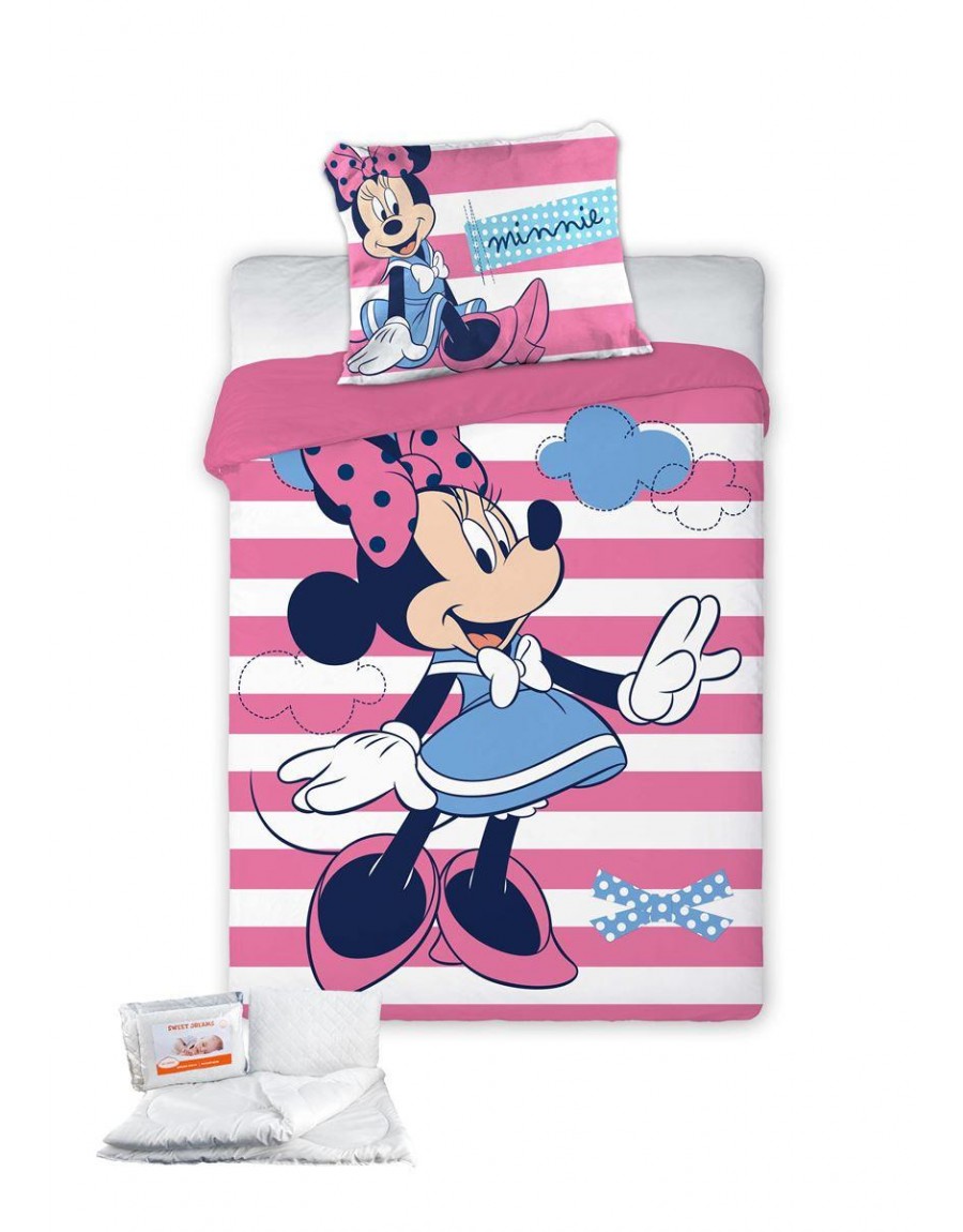 ΠΑΠΛΩΜΑΤΟΘΗΚΗ & ΠΑΠΛΩΜΑ ΣΕΤ 4 τεμ. Disney Minnie 580 100x135 Digital Print Cotton 100%