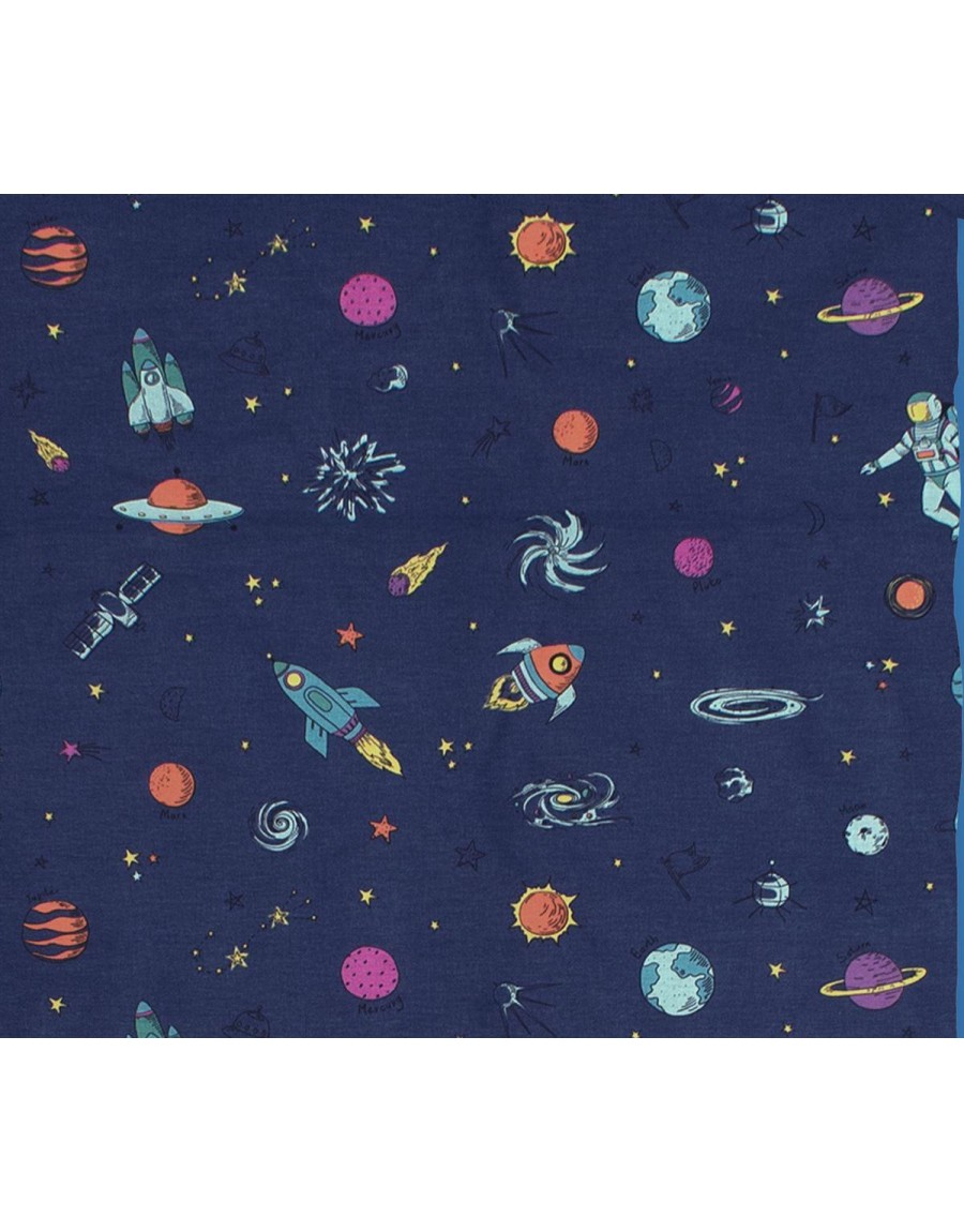 ΣΕΝΤΟΝΑΚΙ ΛΙΚΝΟΥ bebe Space 189 80X110 Blue Cotton 100%