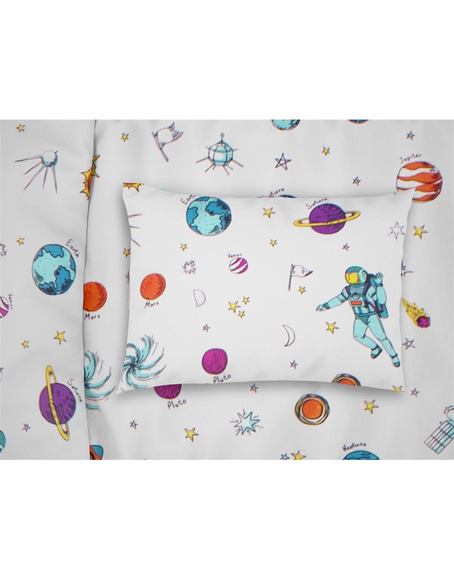 ΜΑΞΙΛΑΡΟΘΗΚΗ ΕΜΠΡΙΜΕ bebe Space 188 35X45 White Cotton 100%