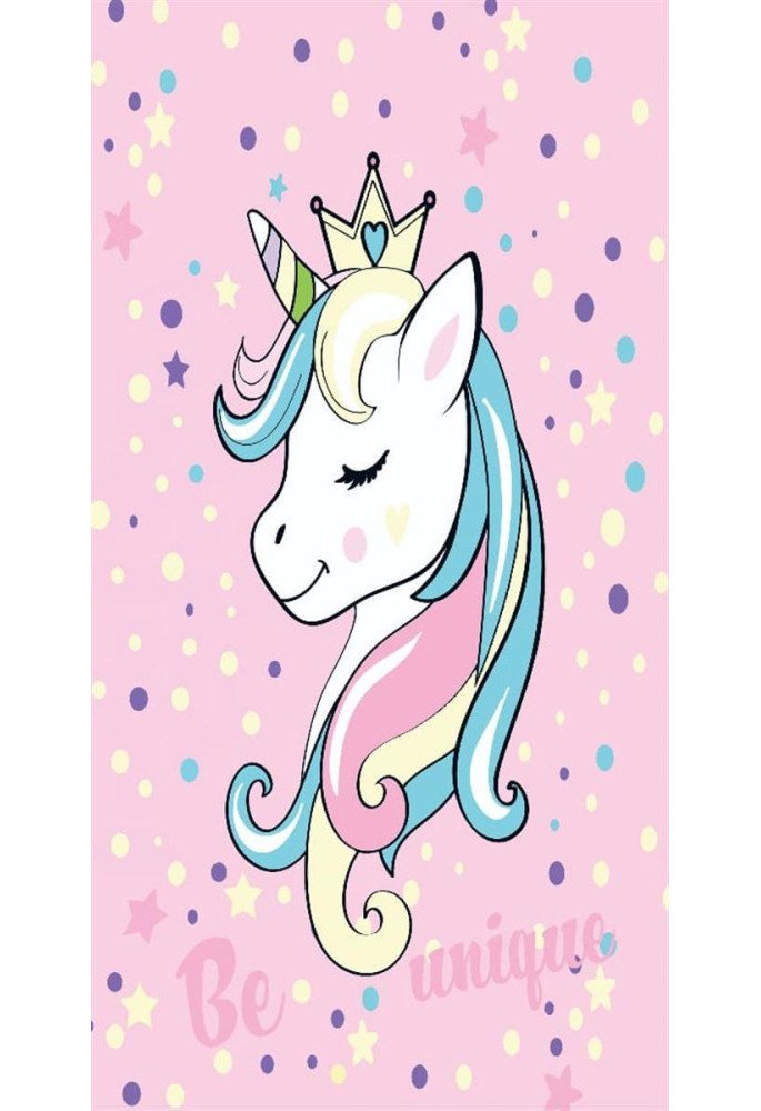 ΠΕΤΣΕΤΑ ΘΑΛΑΣΣΗΣ ΒΕΛΟΥΤΕ kids Unicorn 22 70X140 Digital Print 100% Cotton