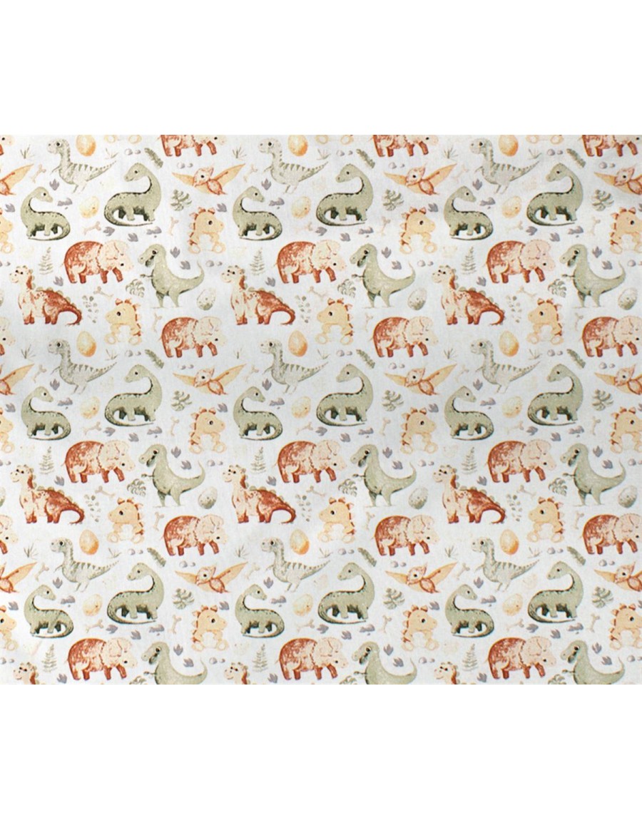 ΣΕΝΤΟΝΑΚΙ ΛΙΚΝΟΥ bebe Dinosaur 515 80X110 Beige 100% Cotton