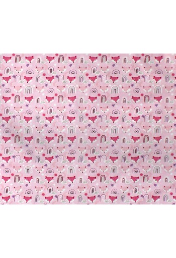 ΣΕΝΤΟΝΑΚΙ ΛΙΚΝΟΥ bebe Fox 525 80X110 Pink 100% Cotton