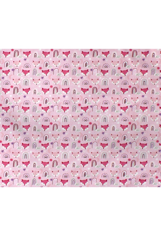 ΣΕΝΤΟΝΑΚΙ ΛΙΚΝΟΥ bebe Fox 525 80X110 Pink 100% Cotton
