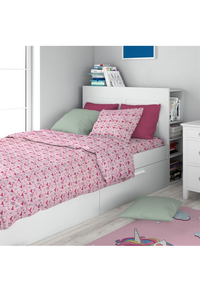 ΣΕΝΤΟΝΙΑ ΕΜΠΡΙΜΕ ΣΕΤ 2 τεμ kids Fox 525 160X240 Pink 100% Cotton ΣΕΝΤΟΝΙΑ ΕΜΠΡΙΜΕ ΣΕΤ 2 τεμ kids Fox 525 160X240 Pink 100% Cotton