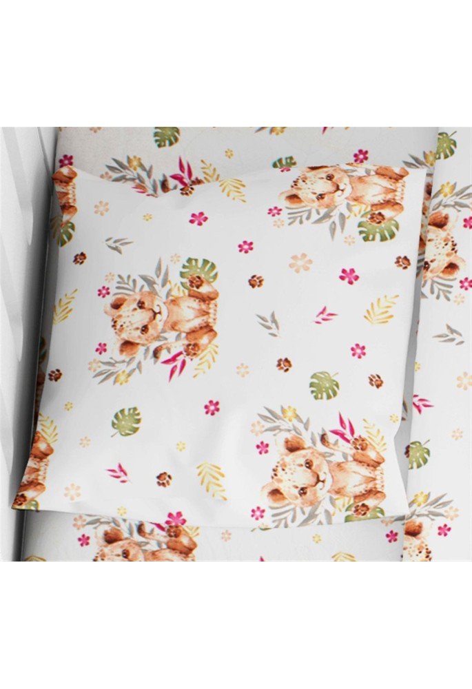 ΜΑΞΙΛΑΡΟΘΗΚΗ ΕΜΠΡΙΜΕ bebe Lion Cub 530 35X45 Beige 100% Cotton ΜΑΞΙΛΑΡΟΘΗΚΗ ΕΜΠΡΙΜΕ bebe Lion Cub 530 35X45 Beige 100% Cotton