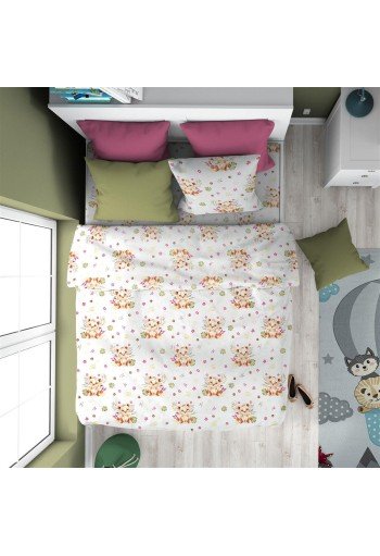 ΠΑΠΛΩΜΑΤΟΘΗΚΗ ΕΜΠΡΙΜΕ kids Lion Cub 530 160X240 Beige 100% Cotton ΠΑΠΛΩΜΑΤΟΘΗΚΗ ΕΜΠΡΙΜΕ kids Lion Cub 530 160X240 Beige 100% Cotton