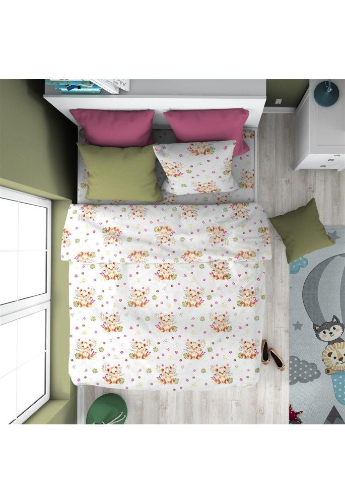 ΠΑΠΛΩΜΑΤΟΘΗΚΗ ΕΜΠΡΙΜΕ kids Lion Cub 530 160X240 Beige 100% Cotton ΠΑΠΛΩΜΑΤΟΘΗΚΗ ΕΜΠΡΙΜΕ kids Lion Cub 530 160X240 Beige 100% Cotton