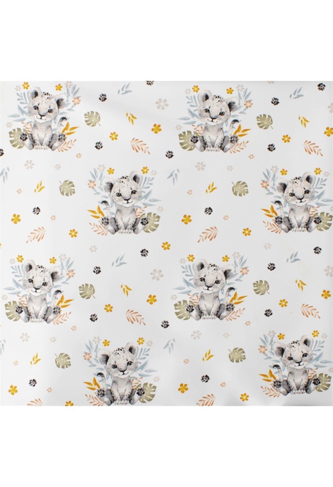ΠΑΝΑ ΧΑΣΕ bebe Lion Cub 531 80X80 Grey 100% Cotton ΠΑΝΑ ΧΑΣΕ bebe Lion Cub 531 80X80 Grey 100% Cotton
