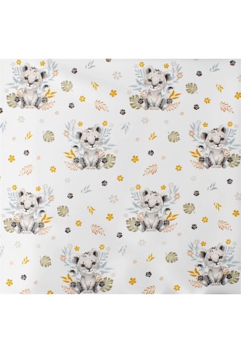 ΣΕΝΤΟΝΑΚΙ ΛΙΚΝΟΥ bebe Lion Cub 531 80X110 Grey 100% Cotton