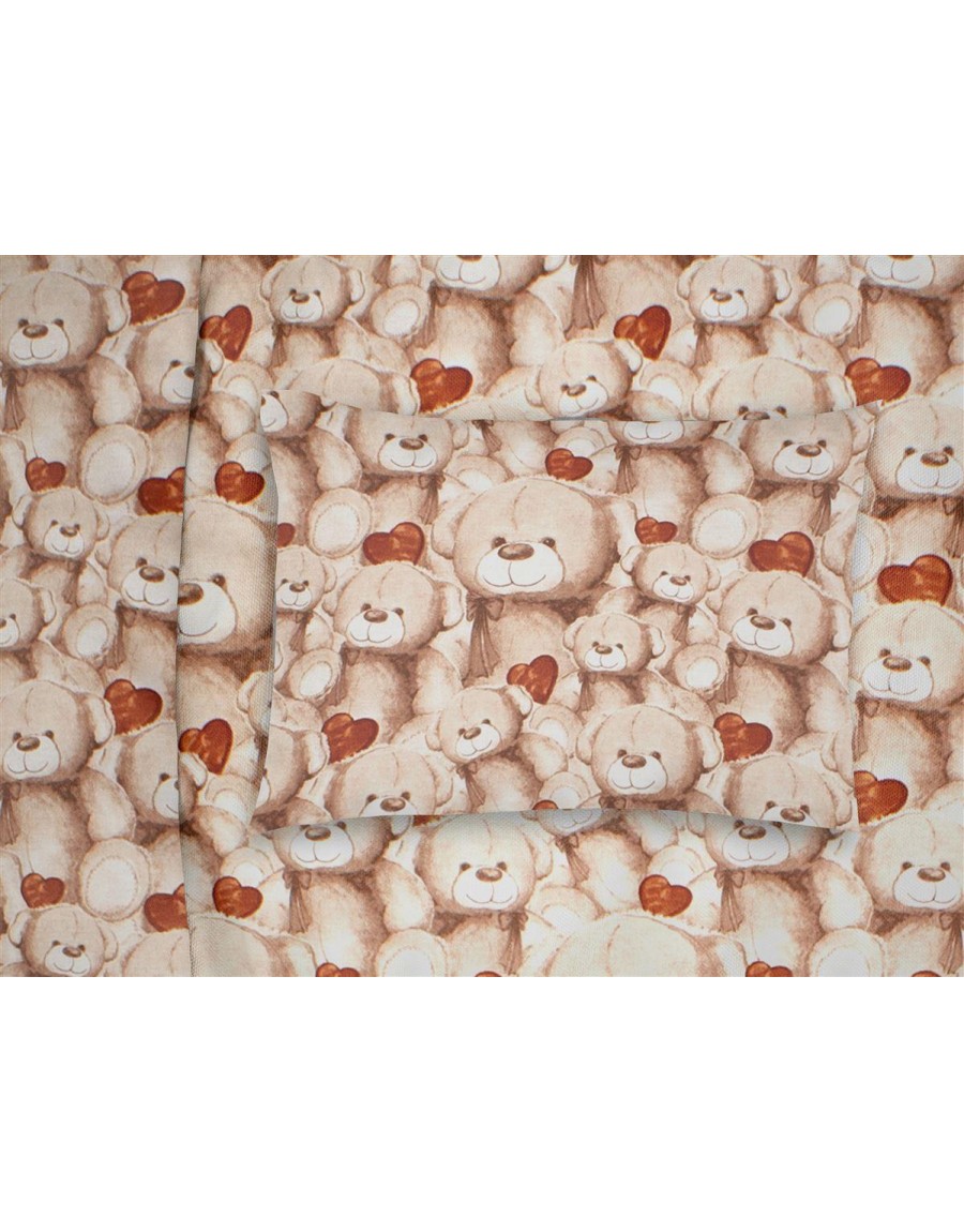 ΜΑΞΙΛΑΡΟΘΗΚΗ ΕΜΠΡΙΜΕ kids Teddy Bear 535 50X70 Beige 100% Cotton