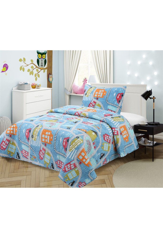 ΚΟΥΒΕΡΛΙ ΣΕΤ 2 τεμ kids ΕΜΠΡΙΜΕ 415 160X220 100% Microfiber