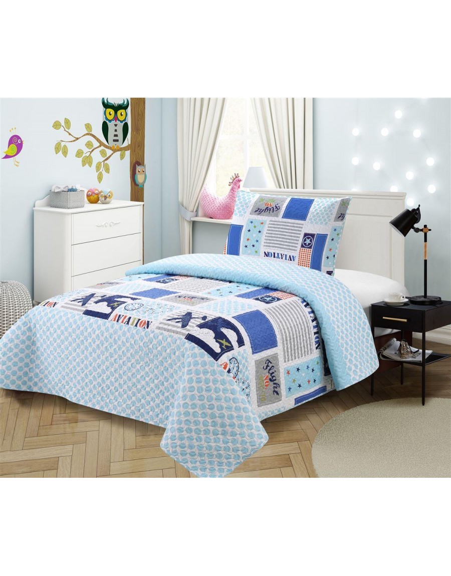 ΚΟΥΒΕΡΛΙ ΣΕΤ 2 τεμ kids ΕΜΠΡΙΜΕ 240 160X220 100% Microfiber