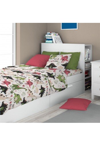 ΣΕΝΤΟΝΙΑ ΕΜΠΡΙΜΕ ΣΕΤ 2 τεμ kids Dinosaur 518 160X240 Multi-Colour 100% Cotton ΣΕΝΤΟΝΙΑ ΕΜΠΡΙΜΕ ΣΕΤ 2 τεμ kids Dinosaur 518 160X240 Multi-Colour 100% Cotton