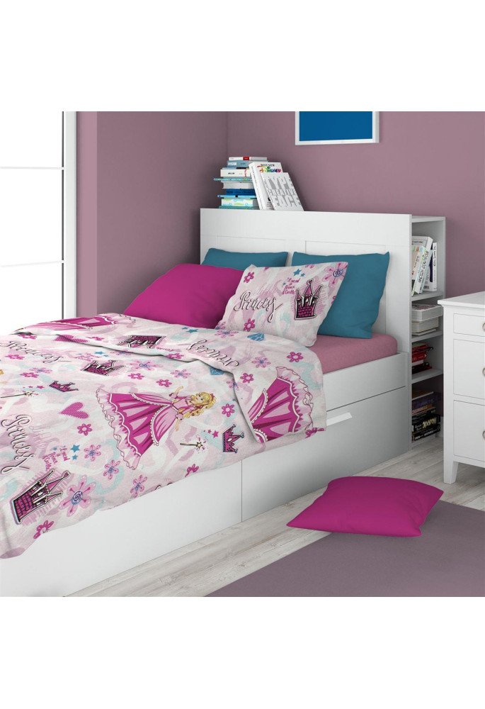 ΣΕΝΤΟΝΙΑ ΕΜΠΡΙΜΕ ΣΕΤ 3 τεμ kids Princess 390 160X240 Pink 70/30 Cott/Pol