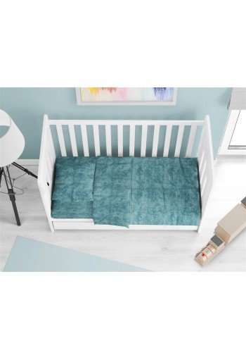 ΠΑΠΛΩΜΑ bebe Premium Shadow 616 120X160 Petrol 100% Cotton ΠΑΠΛΩΜΑ bebe Premium Shadow 616 120X160 Petrol 100% Cotton