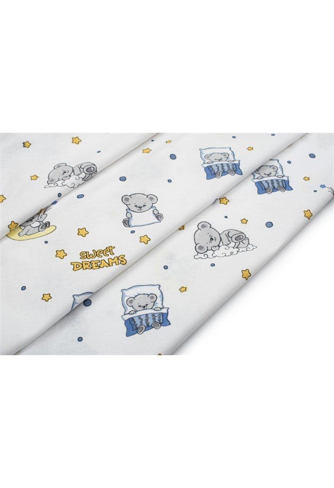 ΠΑΝΑ ΧΑΣΕ bebe Sweet Dreams 554 80X80 White-Sky Blue 100% Cotton ΠΑΝΑ ΧΑΣΕ bebe Sweet Dreams 554 80X80 White-Sky Blue 100% Cotton