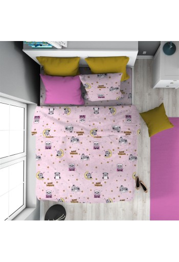 ΠΑΠΛΩΜΑ ΕΜΠΡΙΜΕ kids Sweet Dreams 550 160X240 Pink 100% Cotton