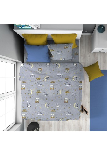 ΠΑΠΛΩΜΑ ΕΜΠΡΙΜΕ kids Sweet Dreams 552 160X240 Grey 100% Cotton